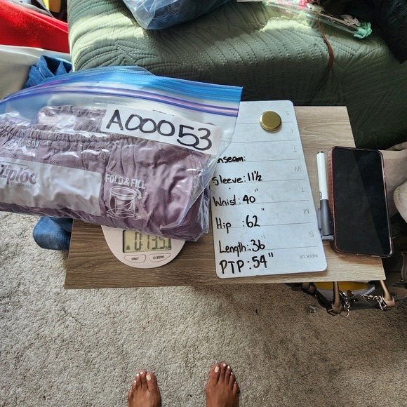 Festi Plus Size 2X Purple Short Sleeve Tie Front Romper w/ Embroidery - Picture 8 of 8